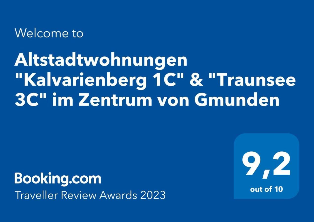 Altstadtwohnungen "Kalvarienberg 1C" & "Traunsee 3C" Im Zentrum Von Gmunden Exterior foto